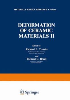 Hardcover Deformation of Ceramic Materials Book