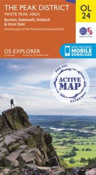Map OL24 Active Peak District - White Peak Book