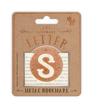 Misc. Literary Letters Bookmark Letter S Book