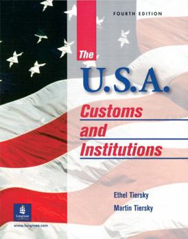 Paperback The Usa: Customs and Institutions Book