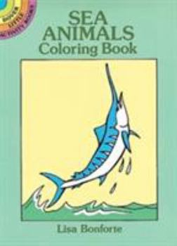 Paperback Sea Animals Coloring Book