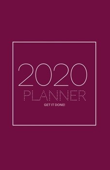 Paperback 2020 planner: weekly daily undated organizer 5.5 x 8.5 inches Purple Book