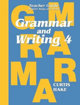 Paperback Grammar & Writing Teacher Edition Grade 4 2014 Book