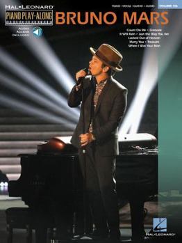 Paperback Bruno Mars: Piano Play-Along Volume 126 (Bk/Online Audio) [With CD (Audio)] Book