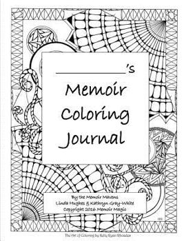 Paperback Memoir Coloring Journal Book
