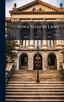 Hardcover Iowa Session Laws Book