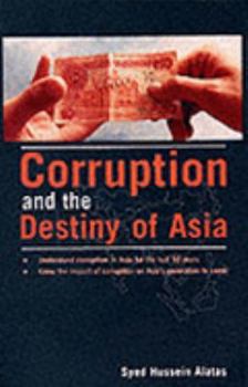 Paperback Corruption and the Destiny of Asia Book