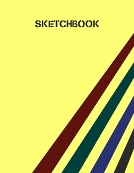 Sketchbook: 100 Blank Pages, 8.5 x 11, Sketch Pad for Drawing, Doodling and Painting