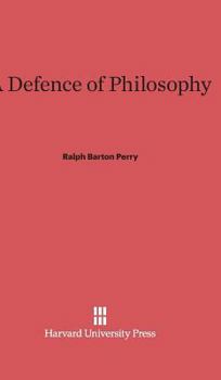 Hardcover A Defence of Philosophy Book