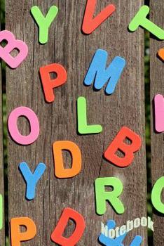 Paperback Notebook: Alphabet letters Book