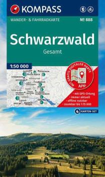 Paperback 888 SCHWARZWALD GESAMT-SET 4 CARTES Book