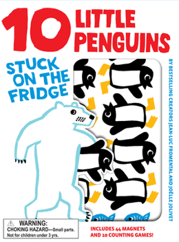 Hardcover 10 Little Penguins Stuck on the Fridge Book