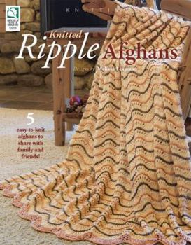Paperback Knitted Ripple Afghans Book