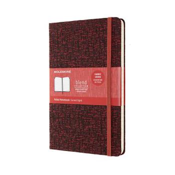 Hardcover Moleskine Blend Limited Collection Notebook 2019, Large, Ruled, Red (5 X 8.25) Book