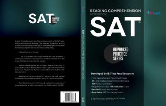 Paperback SAT Reading Comprehension Workbook: Advanced Practice Series Book