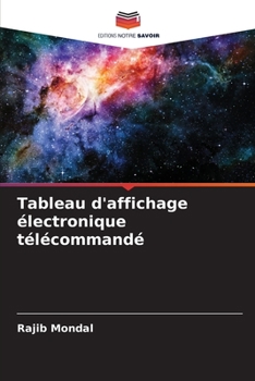 Paperback Tableau d'affichage électronique télécommandé [French] Book