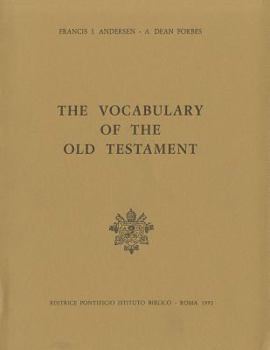 Paperback The Vocabulary of the Old Testament Book