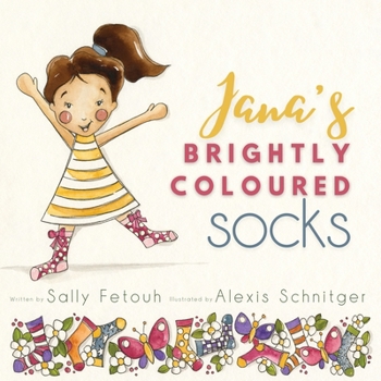 Paperback Jana's Brightly Coloured Socks Book