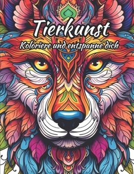 Paperback Tierkunst: Koloriere und entspanne dich [Spanish] Book