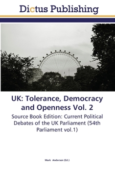Paperback UK: Tolerance, Democracy and Openness Vol. 2 Book