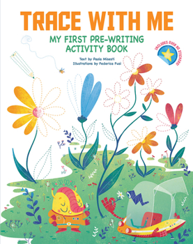 Paperback Trace with Me: My First Pre-Writing Activity Book
