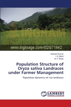 Paperback Population Structure of Oryza sativa Landraces under Farmer Management Book