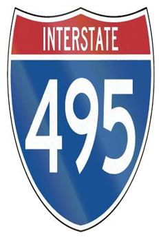 Paperback Interstate 495: 6x9 College Ruled Line Paper 150 Pages Book