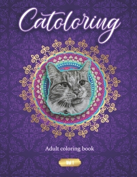 Paperback Catoloring: Adult coloring book Vol.1: Funny coloring book for relaxation, 20 different patterns Book