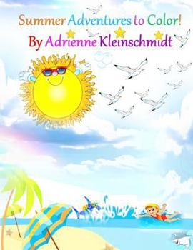 Paperback Summer Adventures to Color! Book