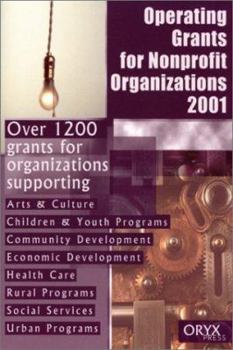 Paperback Operating Grants for Nonprofit Organizations 2001 Book