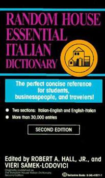 Mass Market Paperback Essential Italian Dictionary Book