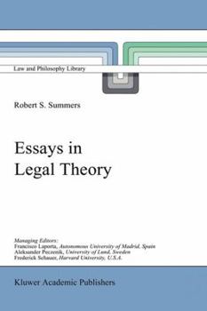 Hardcover Essays in Legal Theory Book
