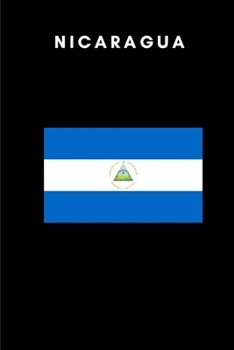 Paperback Nicaragua: Country Flag A5 Notebook to write in with 120 pages Book