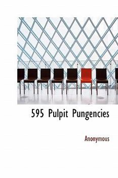 Hardcover 595 Pulpit Pungencies Book
