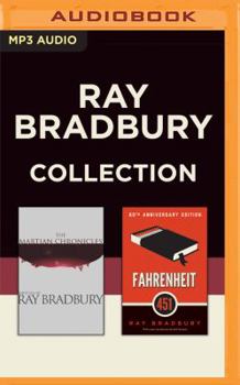 MP3 CD Ray Bradbury - Collection: The Martian Chronicles & Fahrenheit 451 Book