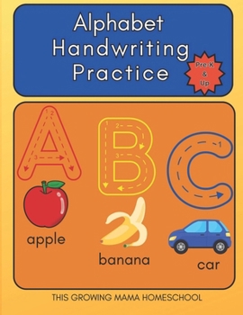 Paperback Alphabet Handwriting Practice Book