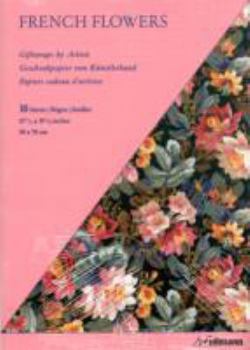 Paperback Giftwrap Paper - French Flowers Book