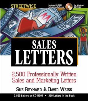 Paperback Streetwise Sales Letters W/CD [With For Windows] Book