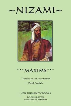 Paperback Nizami: Maxims Book