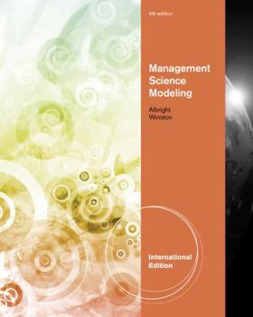 Paperback Management Science Modeling Book