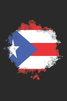 PUERTO RICO NOTEBOOK: Puerto Rico Notebook | college book | diary | journal | booklet | memo | composition book | 120 sheets - Dot Grid paper 6x9 inch