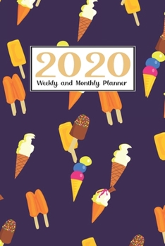 Paperback 2020 Weekly and Monthly Planner: Organizer- Calendar - For Use With Gel Pens - Book