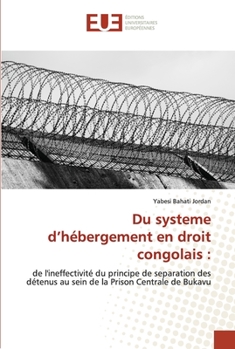 Paperback Du systeme d'hébergement en droit congolais [French] Book