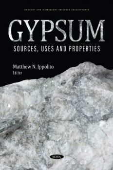 Paperback Gypsum: Sources, Uses and Properties Book