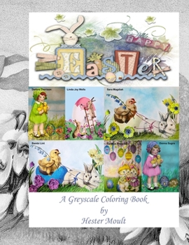 Paperback Happy Easter: A Greyscale Coloring Book