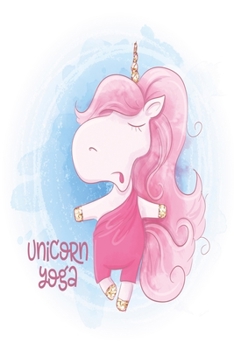 Paperback Unicorn Yoga Notebook: Dot Grid 6x9 Dotted Bullet Journal and Notebook 120 Pages with Yoga Unicorn Book