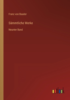 Paperback Sämmtliche Werke: Neunter Band [German] Book