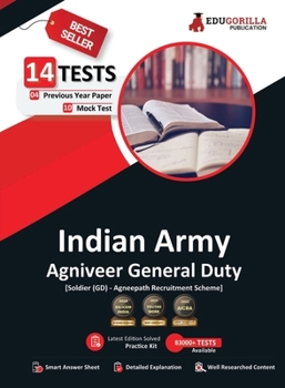 Paperback Indian Army Agniveer General Duty 2023 (English Edition) - Agneepath Scheme: Sainik GD (Soldier) - 10 Mock Tests and 4 Previous Year Papers with Free Book