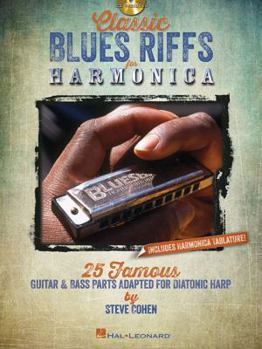 Paperback Classic Blues Riffs for Harmonica [With CD (Audio)] Book
