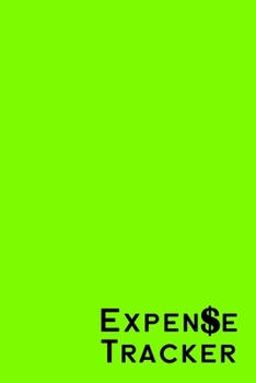 Expense Tracker: Lawn Green Monthly Budget Planner| Personal Expense Tracker | Expense Tracker Organizer | 6x9inch 100 pages